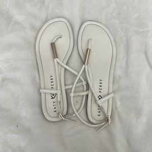 White thong sandal
